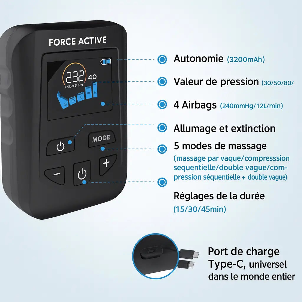 Bottes de Pressothérapie – Série 720 Performance ForceActive